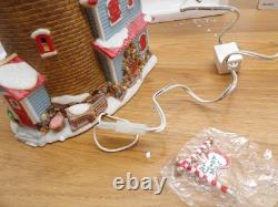 DEPT 56- THE CHRISTMAS CANDY MILL NORTH POLE SERIES #56762 with MOVING WINDMILL