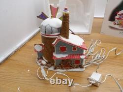 DEPT 56- THE CHRISTMAS CANDY MILL NORTH POLE SERIES #56762 with MOVING WINDMILL