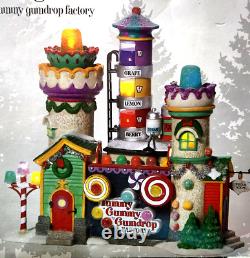 DEPT 56 YUMMY GUMMY GUMDROP FACTORY Candy Santa North Pole 56771 see video IOB