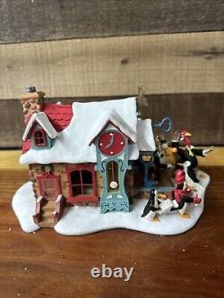 Danbury Mint Disney Winter Wonderland North Pole Village Hall