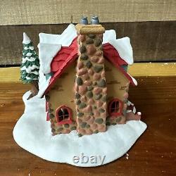 Danbury Mint Disney Winter Wonderland North Pole Village Hall