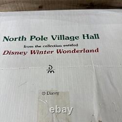 Danbury Mint Disney Winter Wonderland North Pole Village Hall