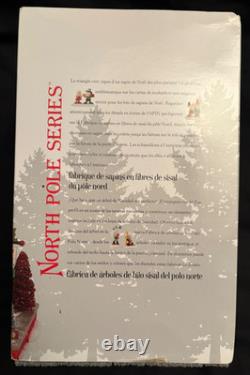 Depart 56 North Pole Series North Pole Sisal Tree Factory 2022 NIB