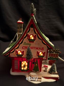 Depart 56 North Pole Series North Pole Sisal Tree Factory 2022 NIB