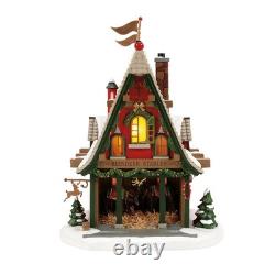 Department 56 50TH Reindeer Acres Stable North Pole Village 6013442