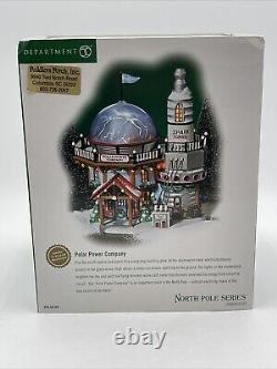 Department 56 56749 Polar Power Company North Pole Series Village Retired NOS