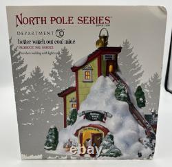 Department 56 808923 Better Watch Out Coal Mine No 56 North Pole Series