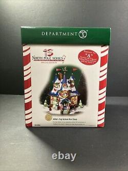 Department 56 Alfie's Toy School for Elves North Pole Series #56894 Vintage A