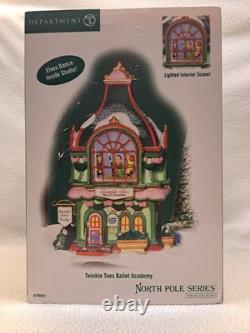 Department 56 Animated Lighted Twinkle Toes Ballet Academy 799921 Complete Works