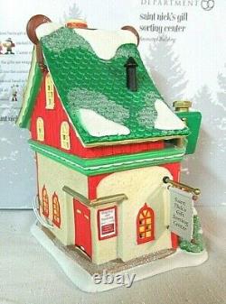 Department 56 Animated North Pole Village BuildingSt Nick's Gift Sorting Center