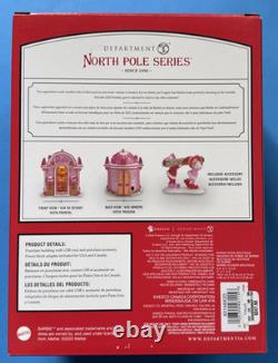 Department 56 BARBIE GOWN BOUTIQUE SET OF 2 North Pole Village 6014682 BRAND NEW