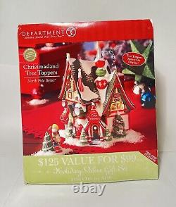 Department 56 CHRISTMASLAND TREE TOPPERS North Pole Series 56960 NIB