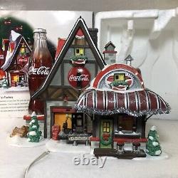 Department 56 COCA-COLA FIZZ FACTORY 56754 North Pole Series Open Box