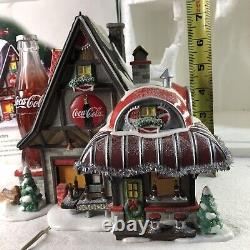 Department 56 COCA-COLA FIZZ FACTORY 56754 North Pole Series Open Box