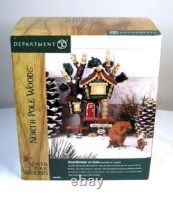 Department 56 Chisel McTimber Art Studio North Pole Woods Series