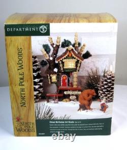 Department 56 Chisel McTimber Art Studio North Pole Woods Series