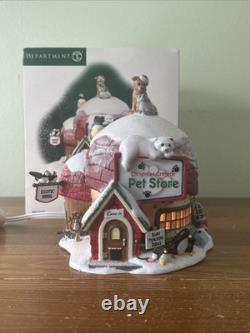 Department 56 Christmas Critters Pet Shop North Pole Series Retired 56772 W BOX