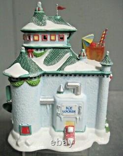 Department 56 Christmas Snow Village North Pole Series Ice Breakers Lounge