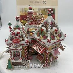 Department 56 Christmas Sweet Shop North Pole Series 56.56791 Flags in last pic