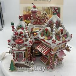 Department 56 Christmas Sweet Shop North Pole Series 56.56791 Flags in last pic