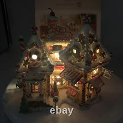 Department 56 Christmas Sweet Shop North Pole Series 56.56791 Flags in last pic