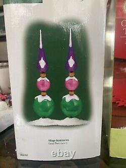 Department 56 Christmasland Tree Toppers & Finial Trees. Rare & Retired. Mint