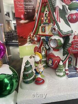 Department 56 Christmasland Tree Toppers & Finial Trees. Rare & Retired. Mint