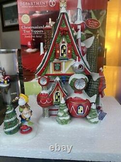 Department 56 Christmasland Tree Toppers & Finial Trees. Rare & Retired. Mint
