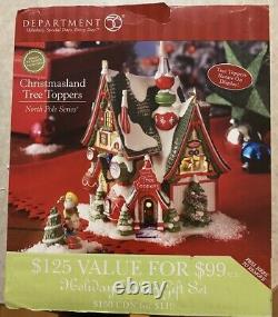 Department 56 Christmasland Tree Toppers North Pole Christmas 56-56960 New