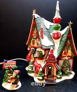 Department 56 Christmasland Tree Toppers North Pole Series Lit #402870 MINT Read