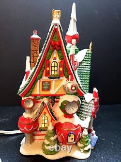 Department 56 Christmasland Tree Toppers North Pole Series Lit #402870 MINT Read