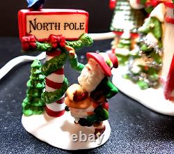 Department 56 Christmasland Tree Toppers North Pole Series Lit #402870 MINT Read