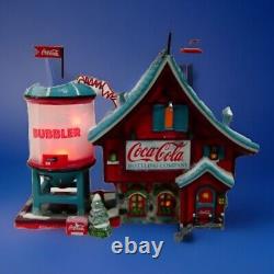 Department 56 Coca-Cola Bubbler #6003110 -North Pole -Tested & Works