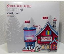 Department 56 Coca-Cola Bubbler #6003110 -North Pole -Tested & Works