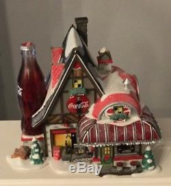 Department 56 Coca- Cola Fizz Factory #56.56754 North Pole Village