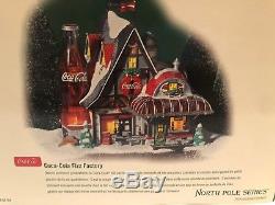 Department 56 Coca- Cola Fizz Factory #56.56754 North Pole Village NIB