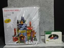 Department 56 Crayola Crayon Factory North Pole Series Village House Cruisin Elf