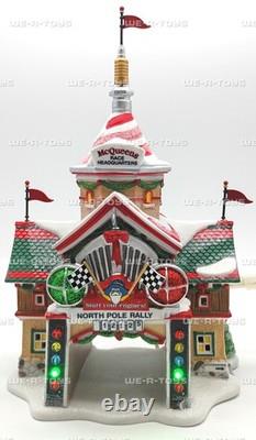 Department 56 Disney Cars North Pole Rally Center North Pole Series Lighted 2011