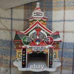 Department 56 Disney Cars North Pole Rally Center North Pole Series Lighted 2011