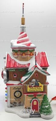 Department 56 Disney Cars North Pole Rally Center North Pole Series Lighted 2011