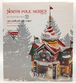 Department 56 Disney Cars North Pole Rally Center North Pole Series Lighted 2011