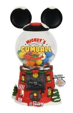Department 56 Disney Village Mickey's Gumball Emporium Building 6000611 New