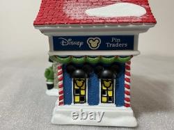Department 56 Disney Village North Pole Series Mickey's Pin Traders 2015 Retired