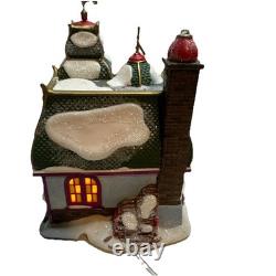 Department 56 Exclusive Special Edition Santa's Paper Snowflake Studio #56956