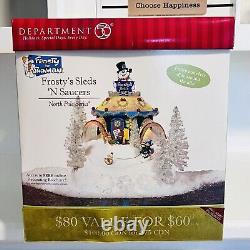 Department 56 Frosty The Snowman Frosty's Sleds'N Saucers North Pole Series