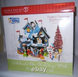 Department 56 Frosty's Christmas Weather Station North Pole Series, New in Box