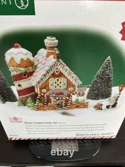 Department 56 GINNY'S COOKIE TREATS Set 56732 North Pole Series VILLAGE NEW X