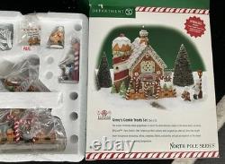Department 56 GINNY'S COOKIE TREATS Set 56732 North Pole Series VILLAGE NEW X