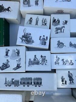 Department 56 HUGE Lot of 93 North Pole Heritage Snow Dickens Village Christmas