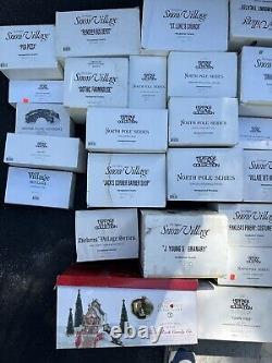 Department 56 HUGE Lot of 93 North Pole Heritage Snow Dickens Village Christmas